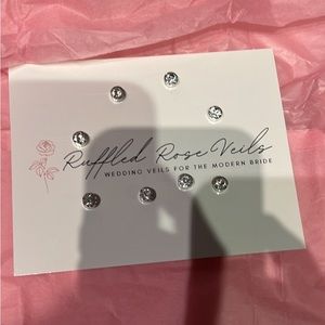 Magnetic veil weights. Never used